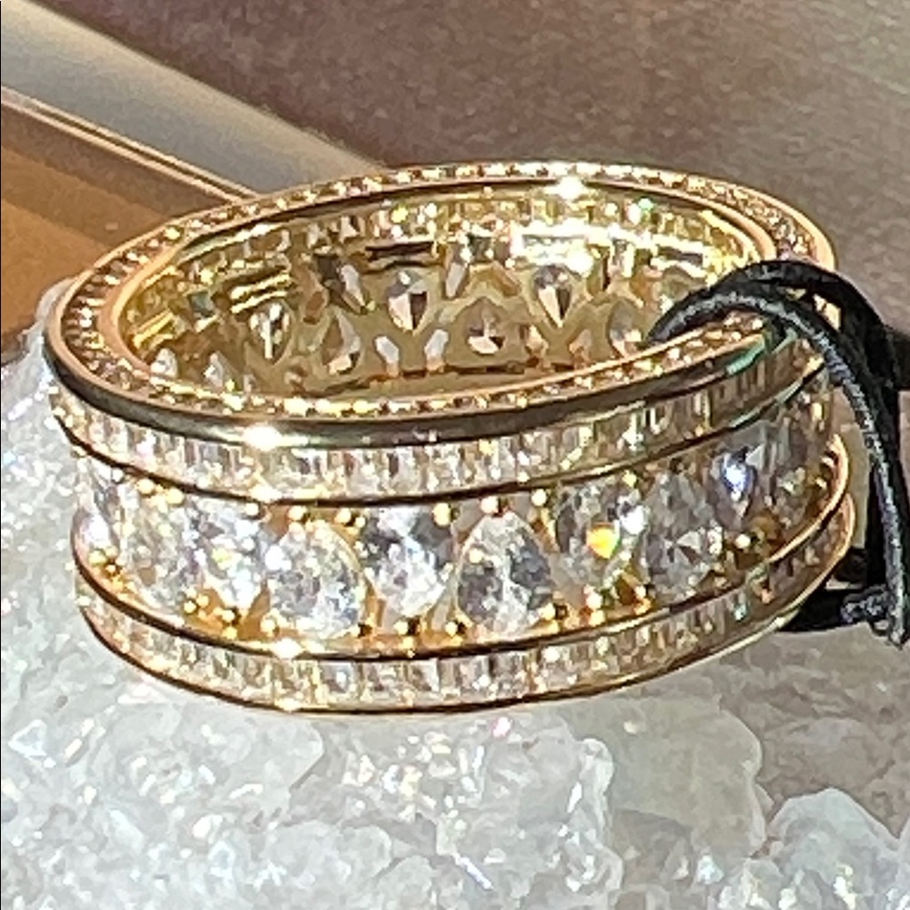 Black Label Gold and Silver Men's Ring